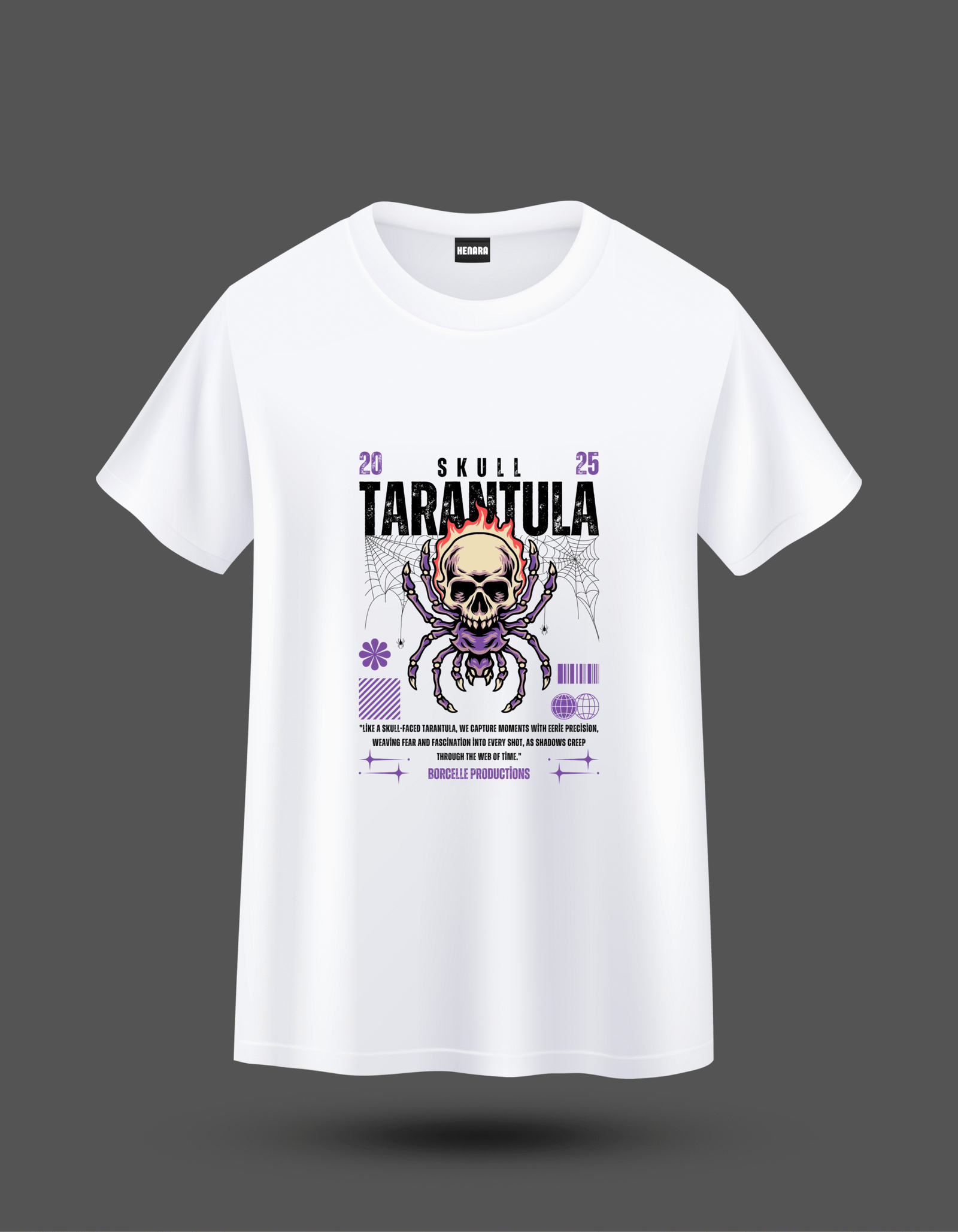 "Skull Tarantula" Tişört